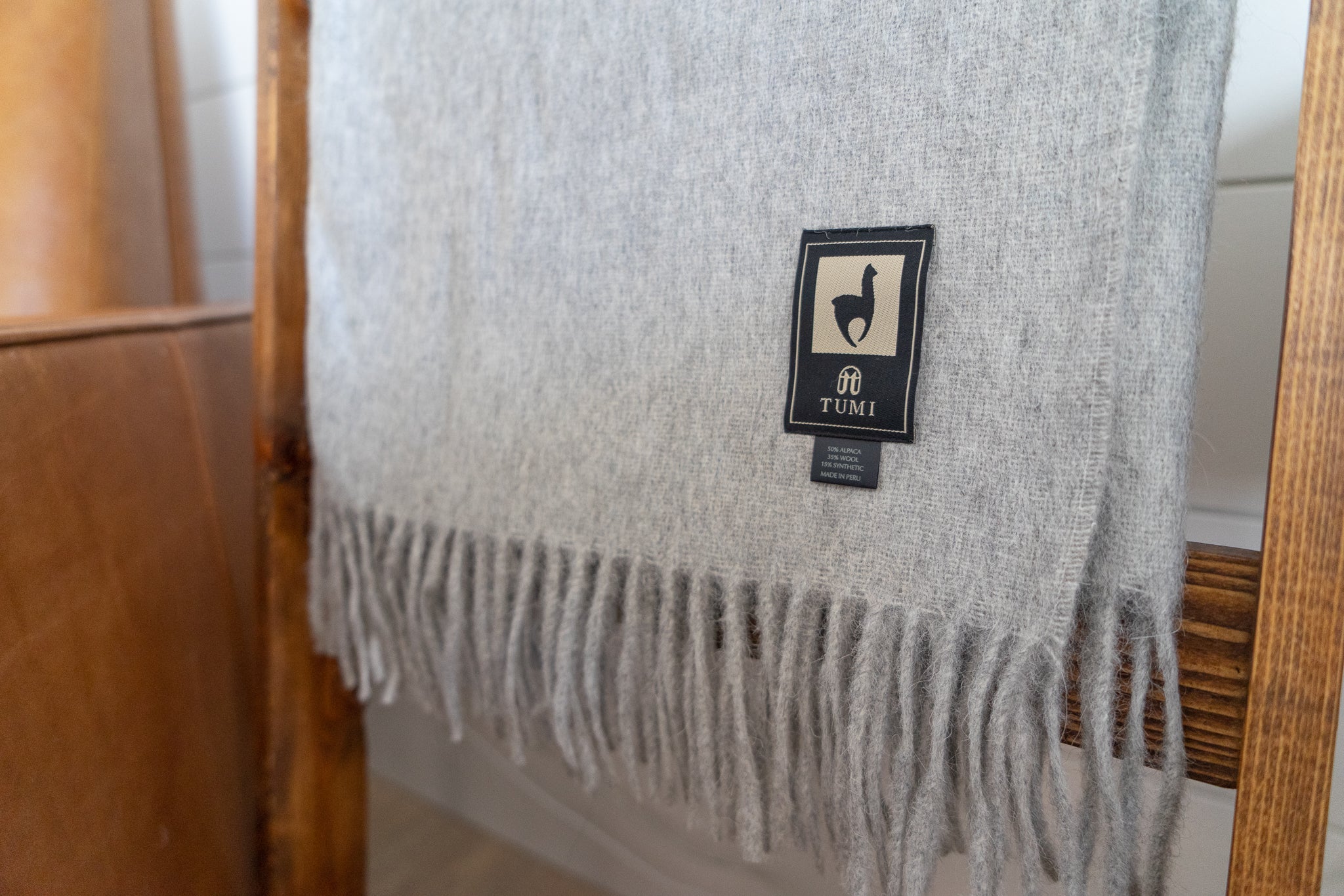 Alpaca Wool Throw Blanket - Solid Colors - Che Cose Belle
