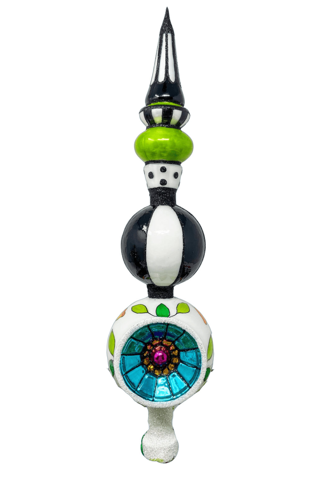 Amalfi Lemons Glass Finial Tree Topper - Che Cose Belle