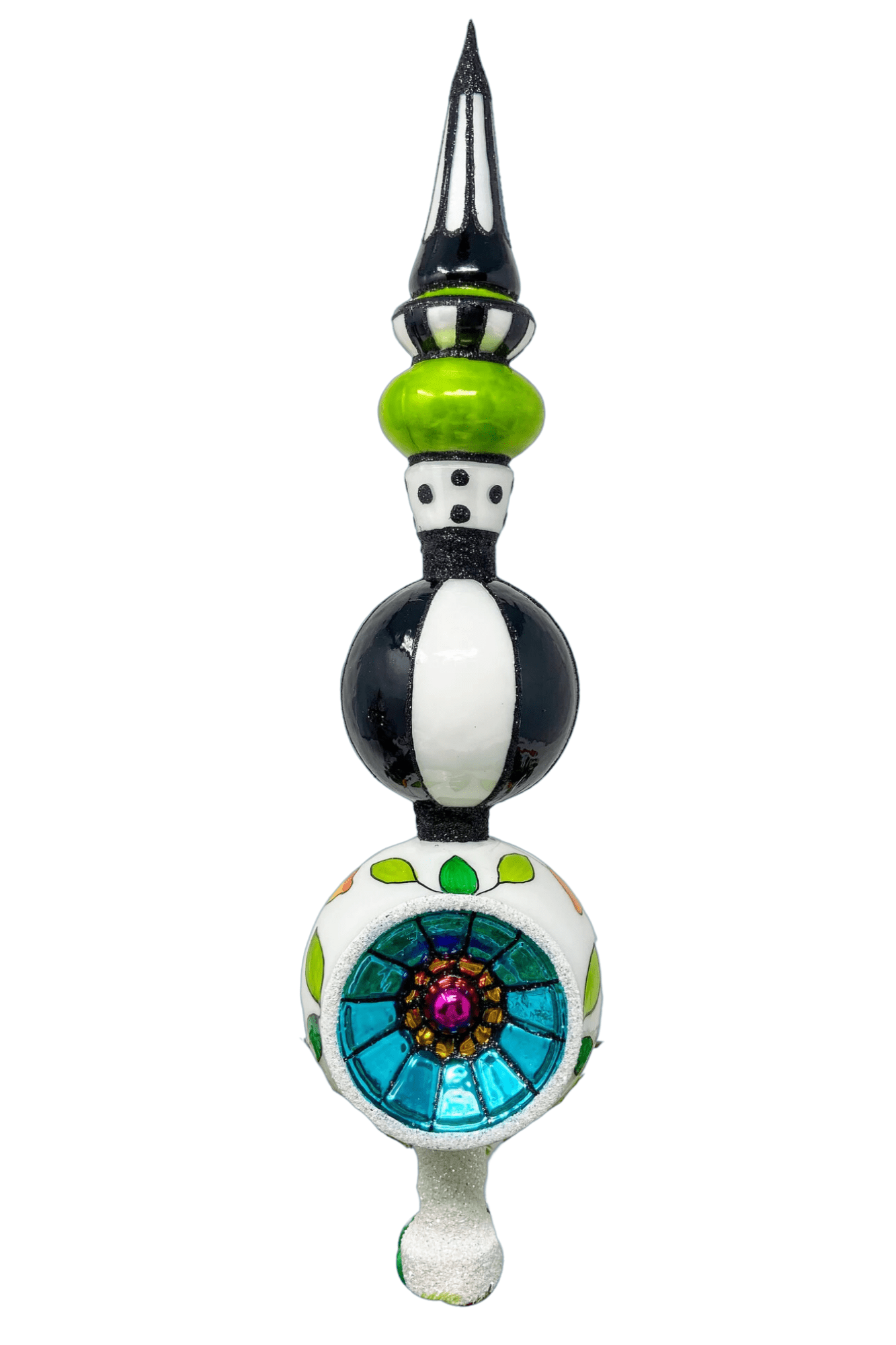 Amalfi Lemons Glass Finial Tree Topper - Che Cose Belle