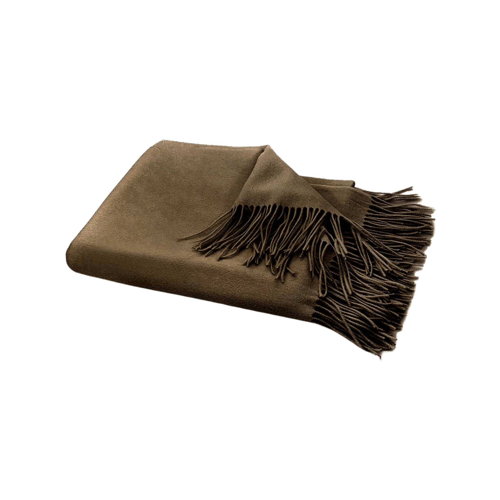 Amar Cocoa Camel Wool Throw Blanket - Che Cose Belle
