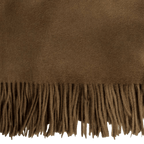 Amar Cocoa Camel Wool Throw Blanket - Che Cose Belle