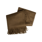 Amar Cocoa Camel Wool Throw Blanket - Che Cose Belle