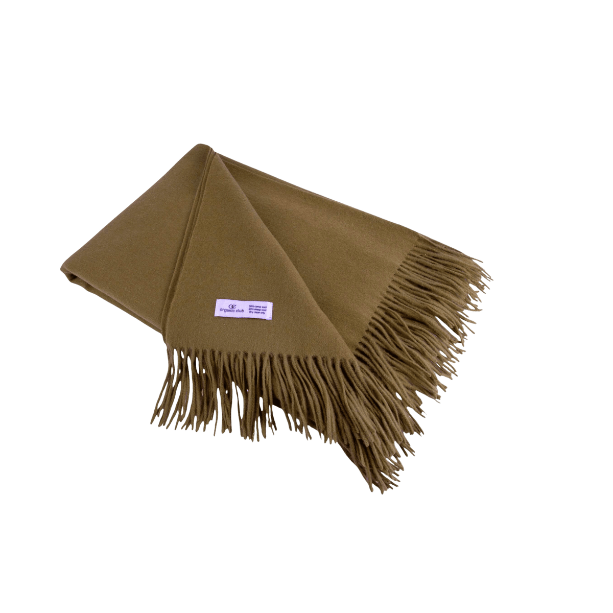 Amar Nut Camel Wool Throw Blanket - Che Cose Belle