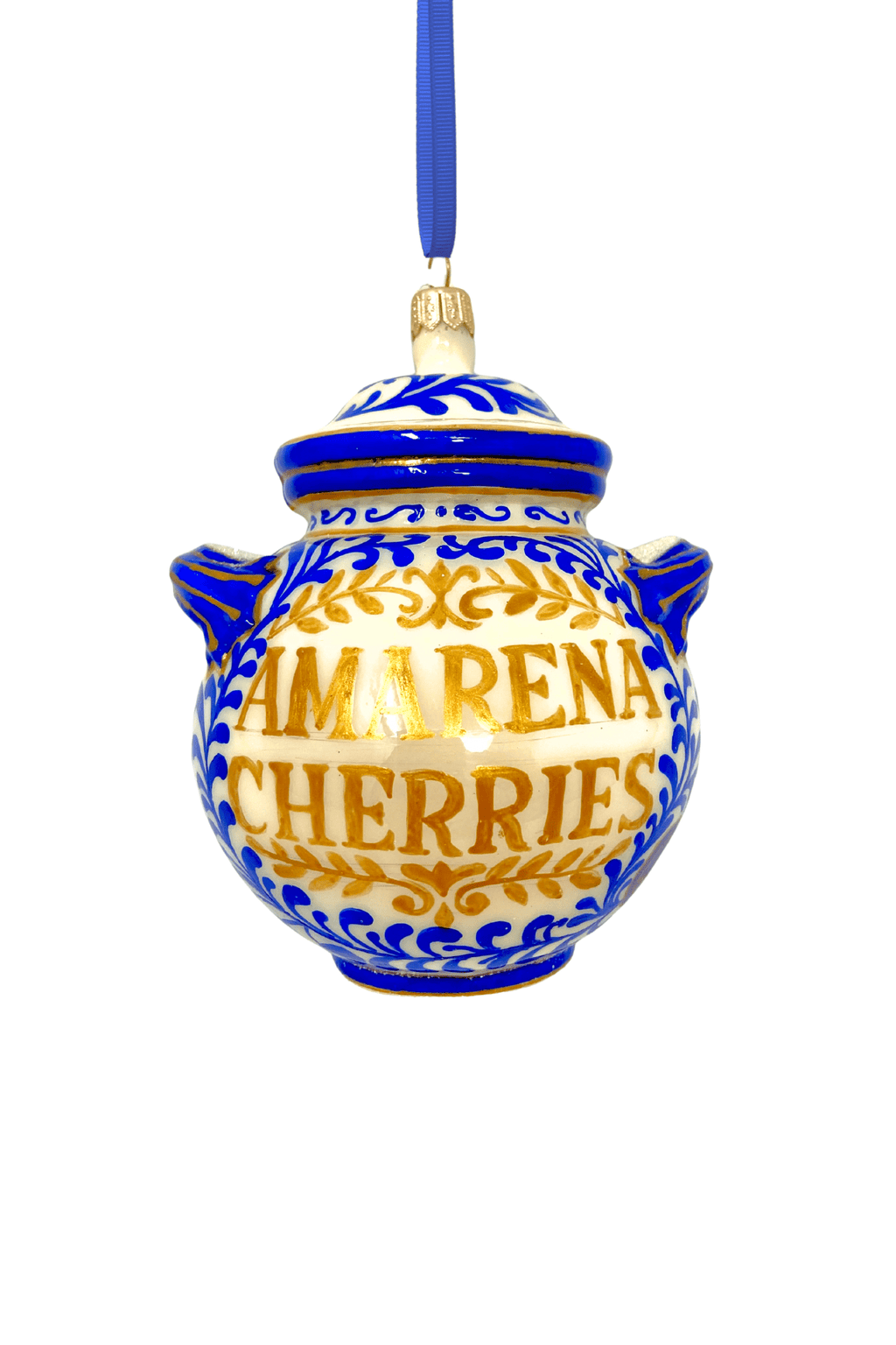 Amarena Cherry Jar Glass Christmas Ornament - Che Cose Belle