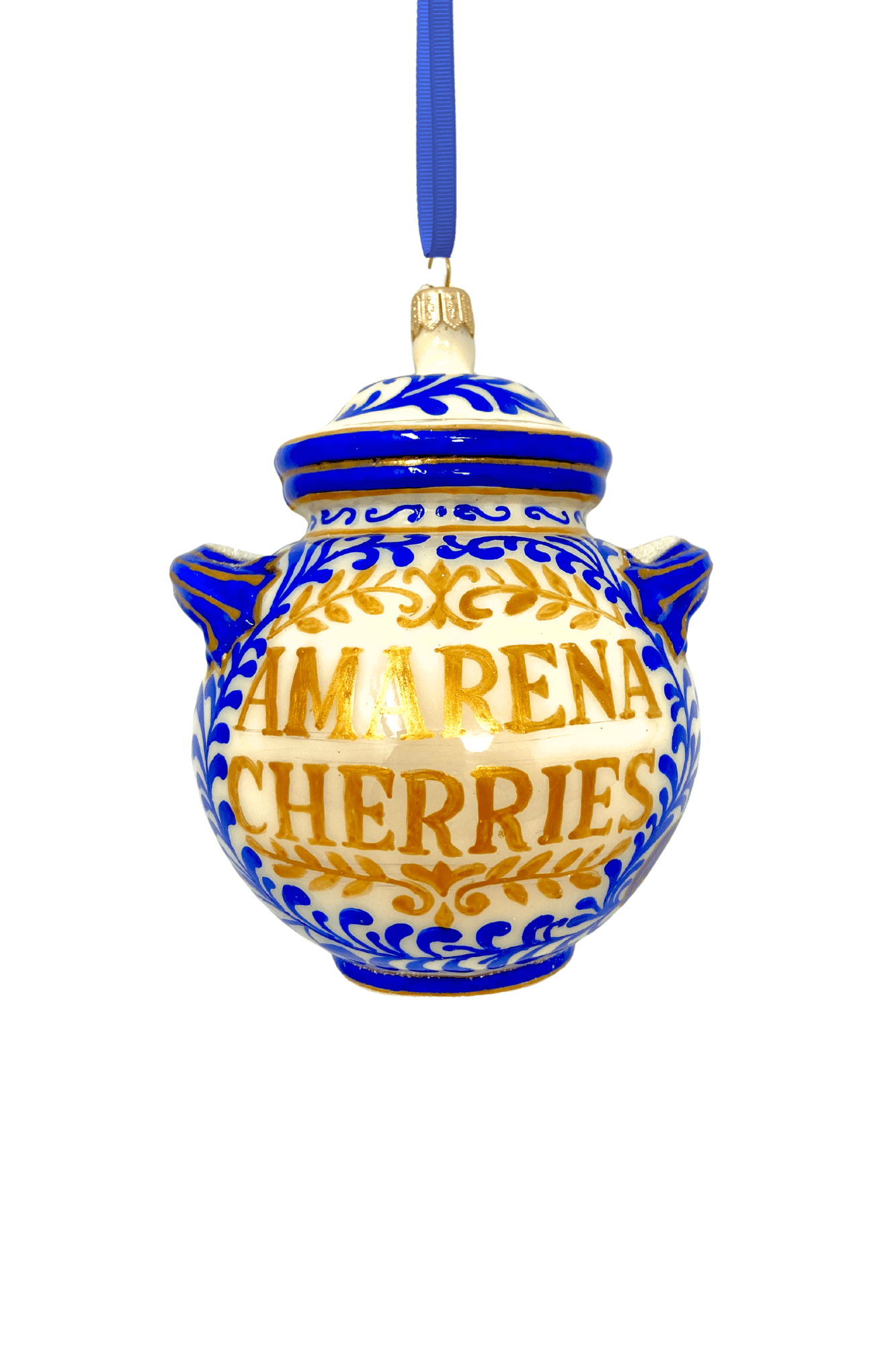 Amarena Cherry Jar Glass Christmas Ornament - Che Cose Belle
