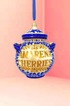 Amarena Cherry Jar Glass Christmas Ornament - Che Cose Belle