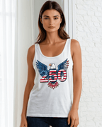 American Eagle 250 Graphic 4th of July Tank Top Made in USA - Che Cose Belle