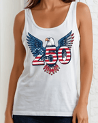 American Eagle 250 Graphic 4th of July Tank Top Made in USA - Che Cose Belle