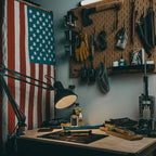 American Flag - Fire Hose & Arid Border - Che Cose Belle