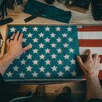 American Flag - Fire Hose & Arid Border - Che Cose Belle
