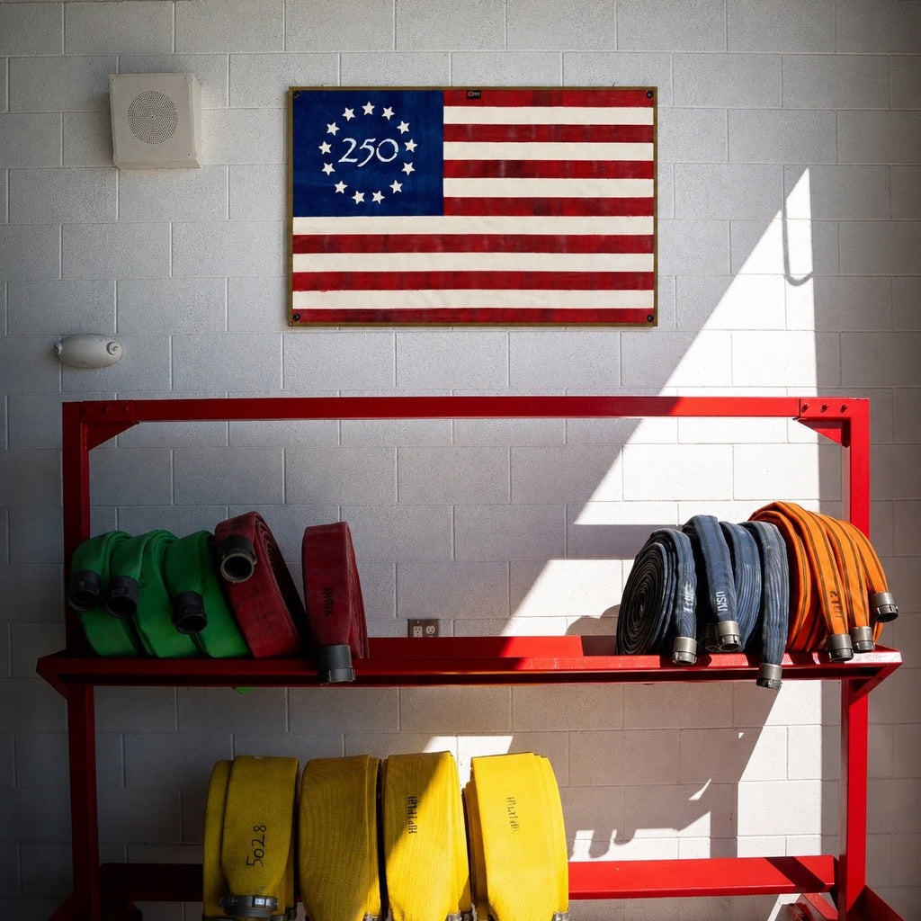 American Flag - Fire Hose - Betsy Ross - 250 Edition - Che Cose Belle