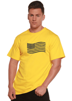 American Flag Men's Bamboo Short Sleeve Graphic T-Shirt - Che Cose Belle