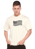 American Flag Men's Bamboo Short Sleeve Graphic T-Shirt - Che Cose Belle