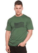 American Flag Men's Bamboo Short Sleeve Graphic T-Shirt - Che Cose Belle