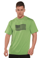 American Flag Men's Bamboo Short Sleeve Graphic T-Shirt - Che Cose Belle