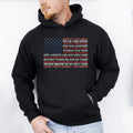 American Flag, States, USA, Patriotic, America, 4th of July Hoodie, Hooded Sweatshirt - Che Cose Belle