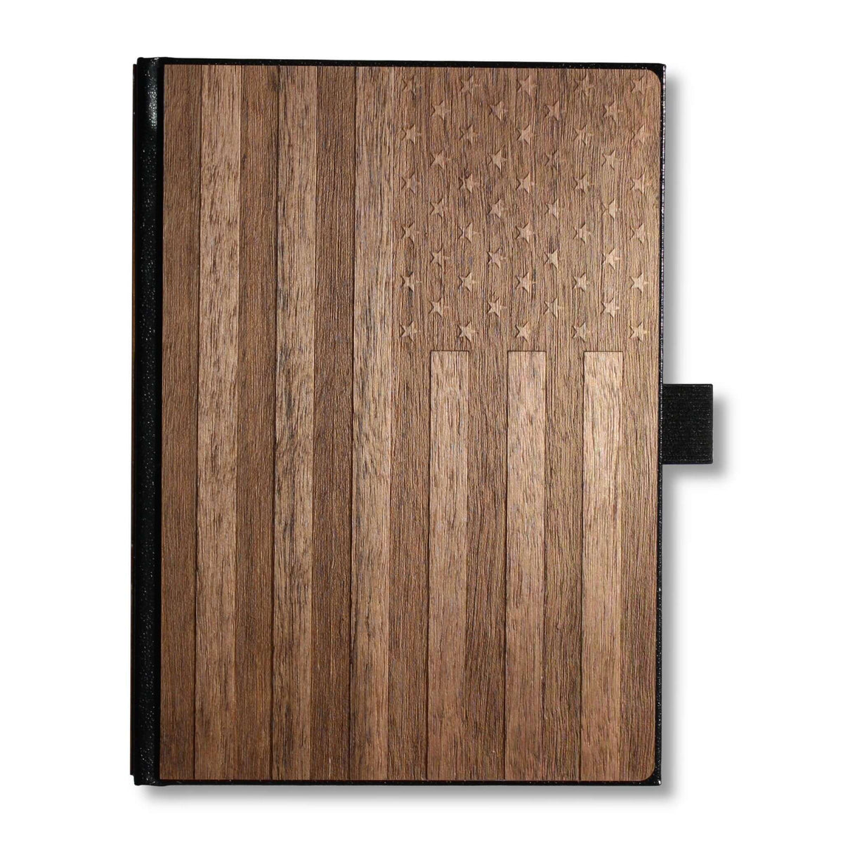 American Flag Wood Journal / Planner / Notebook - Che Cose Belle