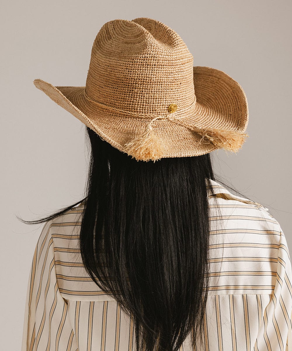 Ames Packable Straw Cowboy Hat - Che Cose Belle