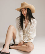 Ames Packable Straw Cowboy Hat - Che Cose Belle