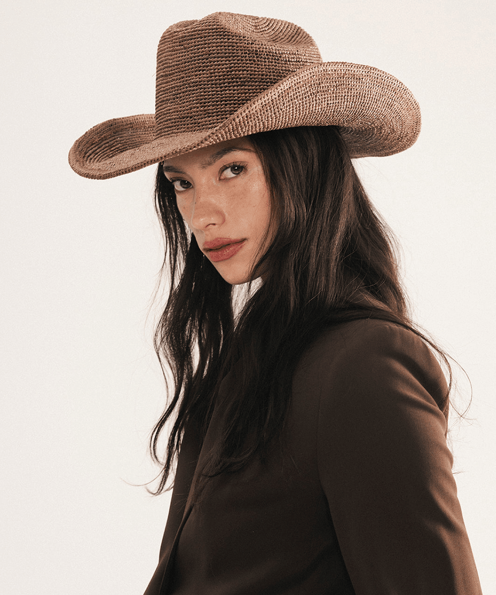 Ames Packable Straw Cowboy Hat - Che Cose Belle