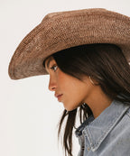 Ames Packable Straw Cowboy Hat - Che Cose Belle