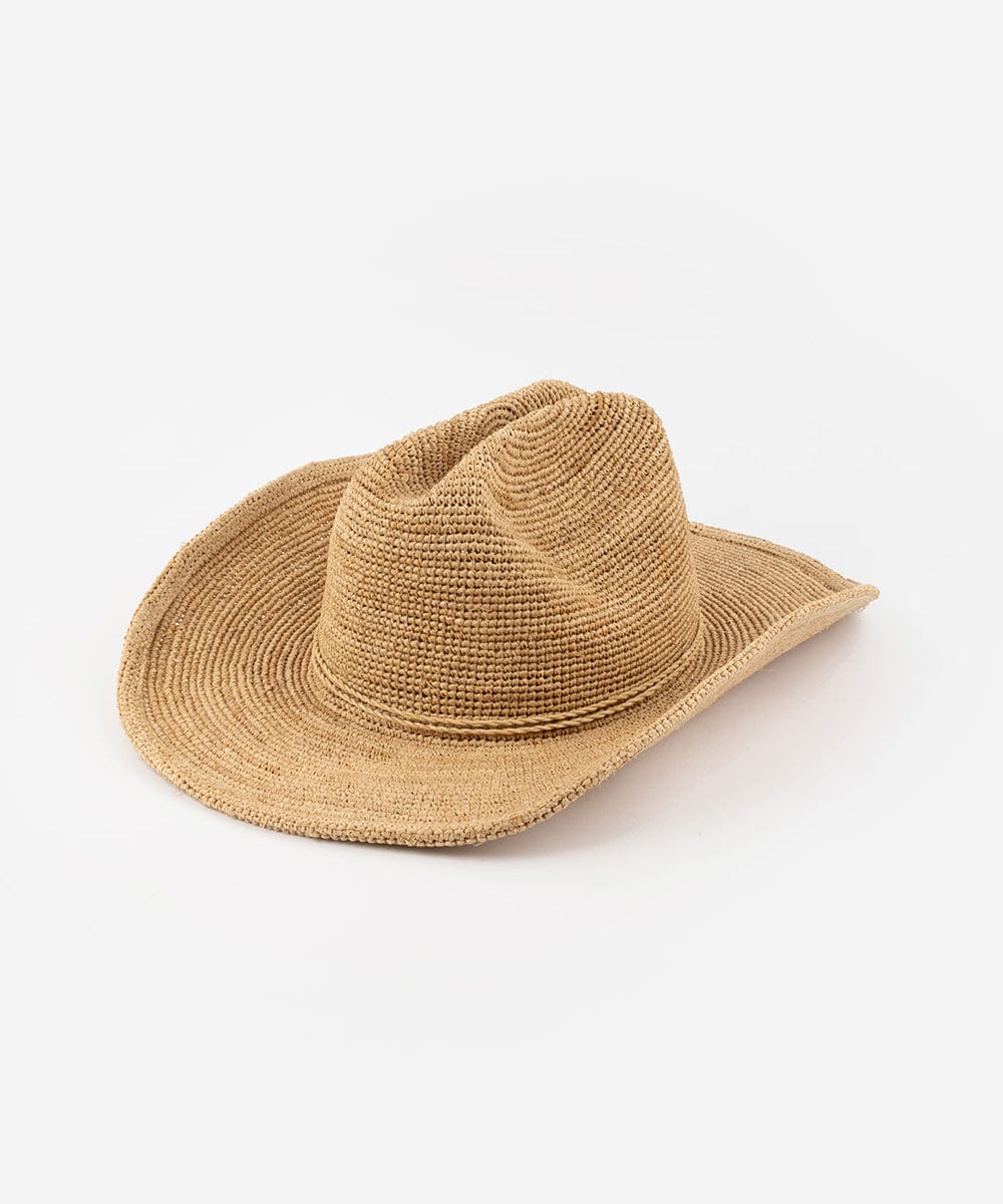 Ames Packable Straw Cowboy Hat - Che Cose Belle