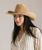 Ames Packable Straw Cowboy Hat - Che Cose Belle
