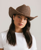 Ames Packable Straw Cowboy Hat - Che Cose Belle
