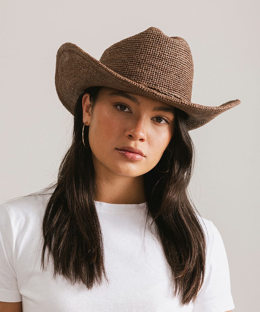 Ames Packable Straw Cowboy Hat - Che Cose Belle