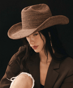 Ames Packable Straw Cowboy Hat - Che Cose Belle