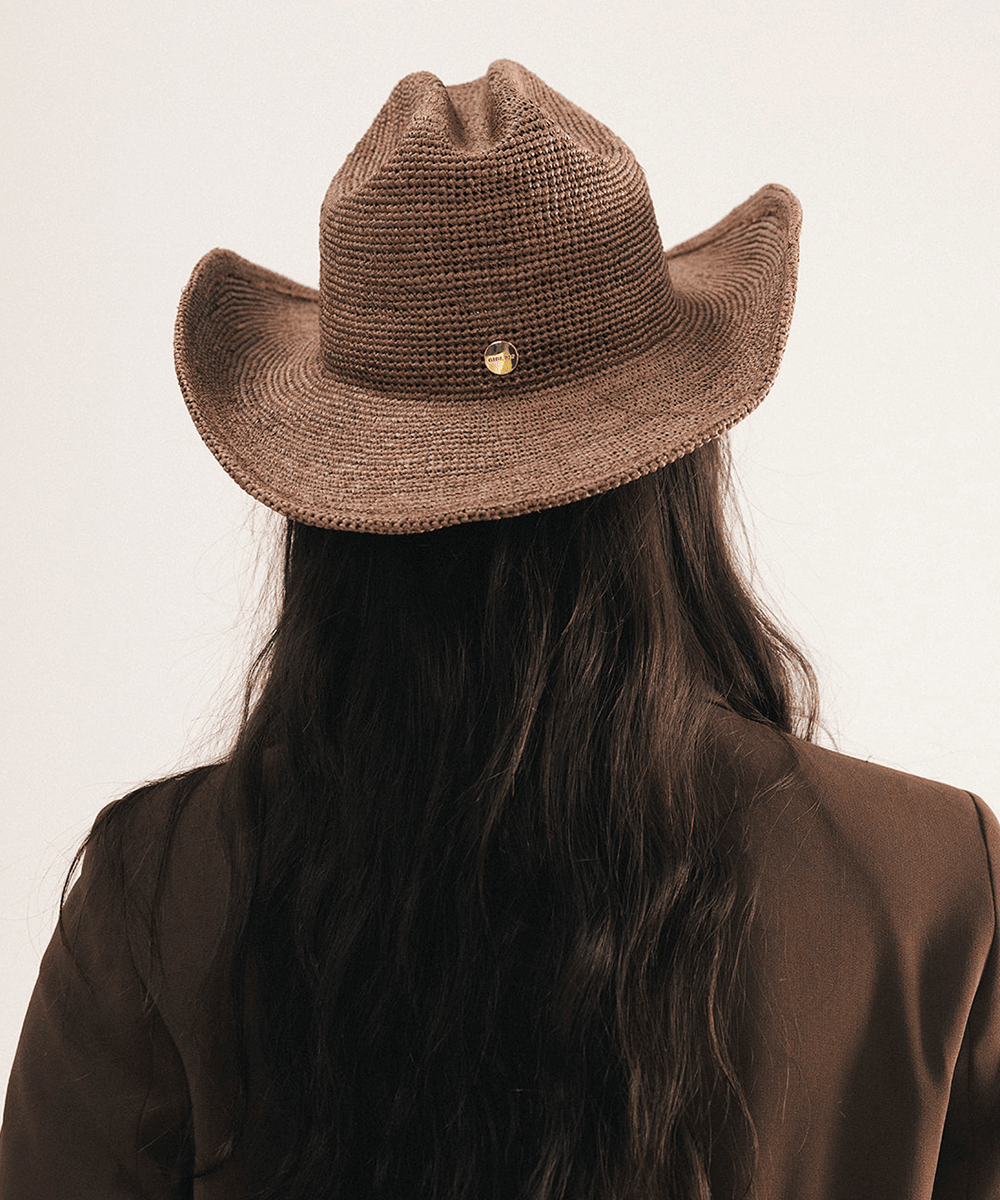 Ames Packable Straw Cowboy Hat - Che Cose Belle