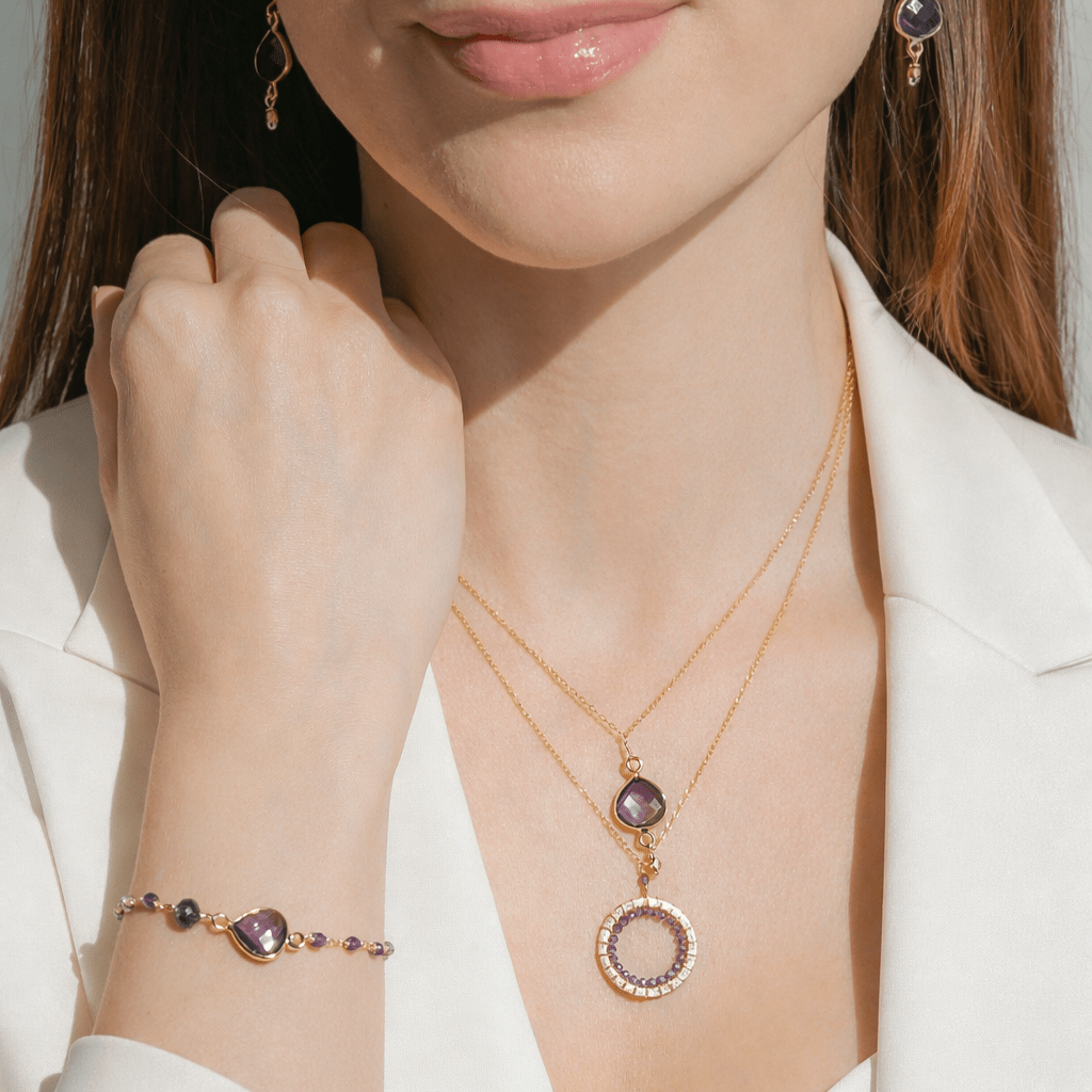 Amethyst Ballet Bracelet - Che Cose Belle