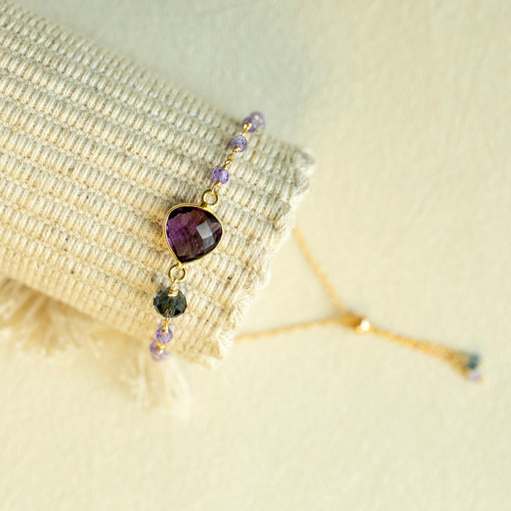 Amethyst Ballet Bracelet - Che Cose Belle