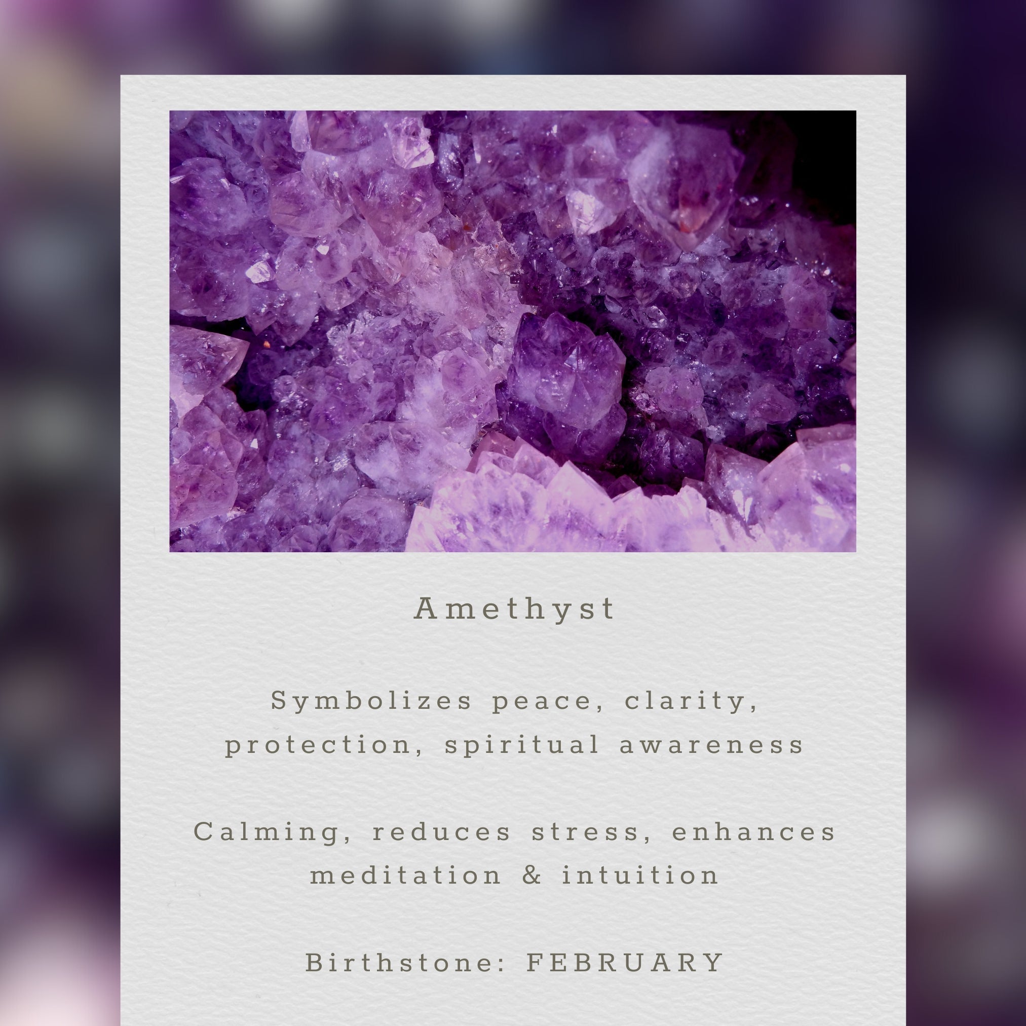 Amethyst Ballet Bracelet - Che Cose Belle