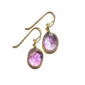 Amethyst Rose Cut Earrings - Che Cose Belle