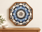 Amish Handmade Barn Quilt Wall Art – Reclaimed Barn Wood – 20.75” x 20.75” - Che Cose Belle