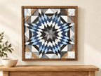 Amish Handmade Barn Quilt Wall Art – Reclaimed Barn Wood – 20.75” x 20.75” - Che Cose Belle