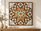 Amish Handmade Barn Quilt Wall Art – Reclaimed Barn Wood – 30.5” x 30.5” - Che Cose Belle