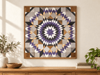 Amish Handmade Barn Quilt Wall Art – Reclaimed Barn Wood – 30.5” x 30.5” - Che Cose Belle