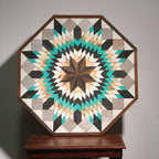 Amish Handmade Barn Quilt Wall Art – Reclaimed Barn Wood – 30.5” x 30.5” - Che Cose Belle