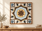 Amish Handmade Barn Quilt Wall Art – Reclaimed Barn Wood – 30.5” x 30.5” - Che Cose Belle