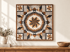 Amish Handmade Barn Quilt Wall Art – Reclaimed Barn Wood – 30.5” x 30.5” - Che Cose Belle