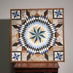 Amish Handmade Barn Quilt Wall Art – Reclaimed Barn Wood – 30.5” x 30.5” - Che Cose Belle