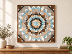 Amish Handmade Barn Quilt Wall Art – Reclaimed Barn Wood – 30.5” x 30.5” - Che Cose Belle