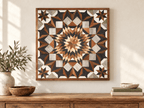 Amish Handmade Barn Quilt Wall Art – Reclaimed Barn Wood – 30.5” x 30.5” - Che Cose Belle