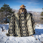 Andean Alpaca Wool Blanket - Slate - Che Cose Belle