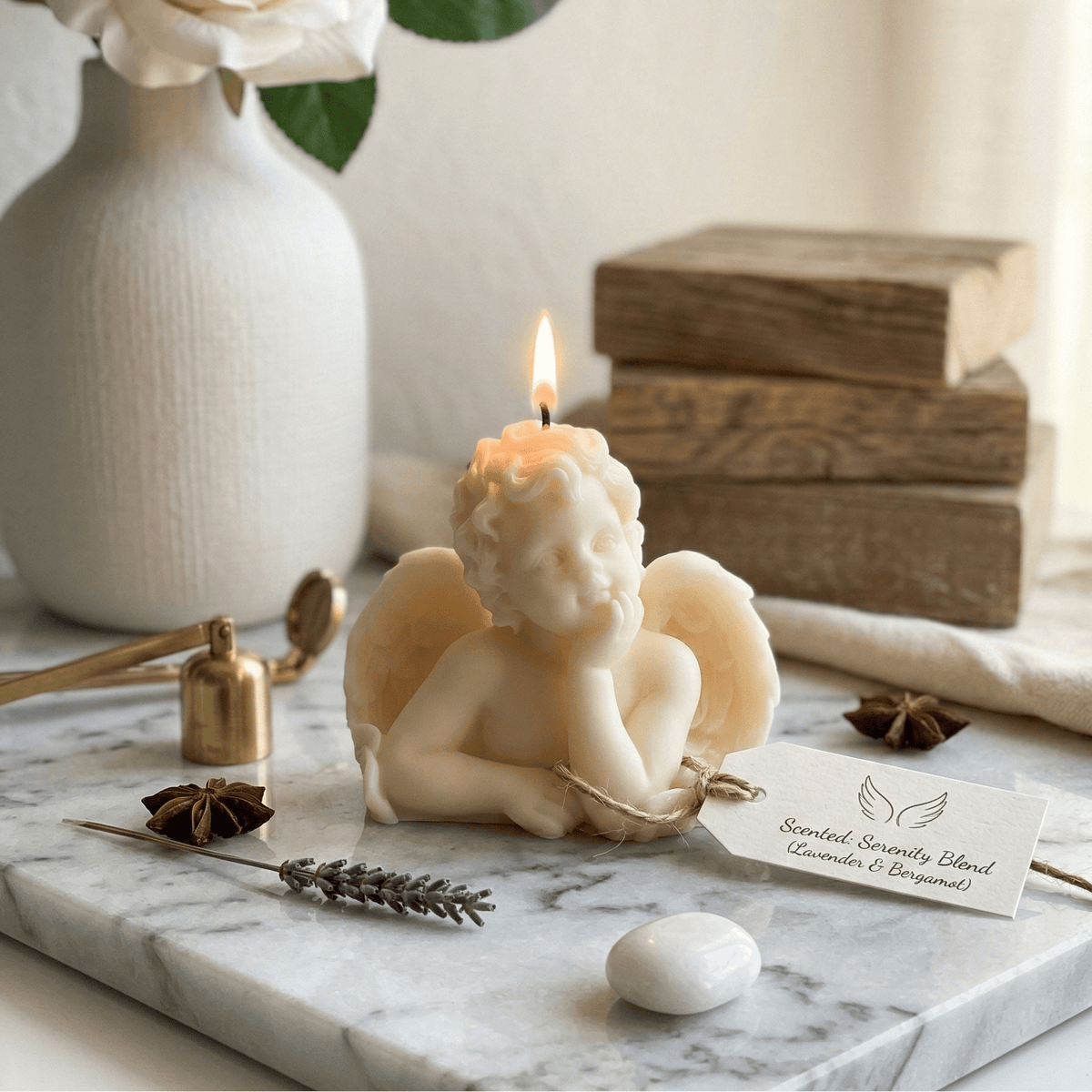 Angel Soy Wax Candle - Che Cose Belle