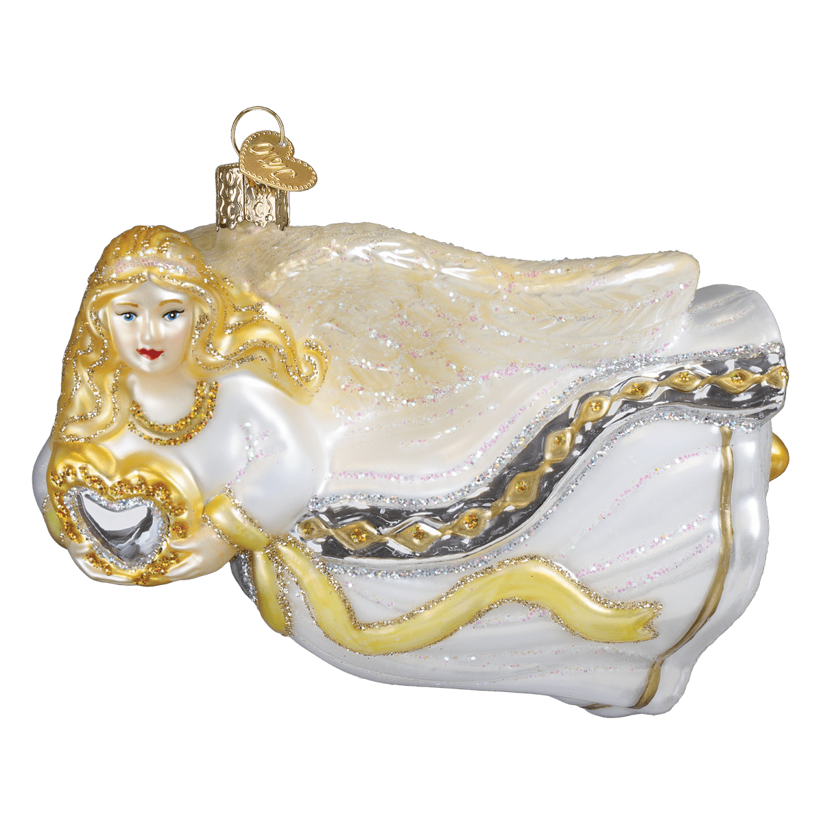 Angel With Heart Ornament - Che Cose Belle