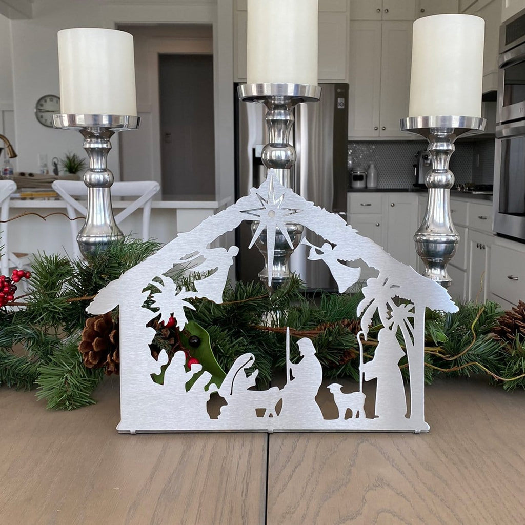 Angels Nativity Silhouette - Single Piece Nativity Scene Christmas Decor - Che Cose Belle
