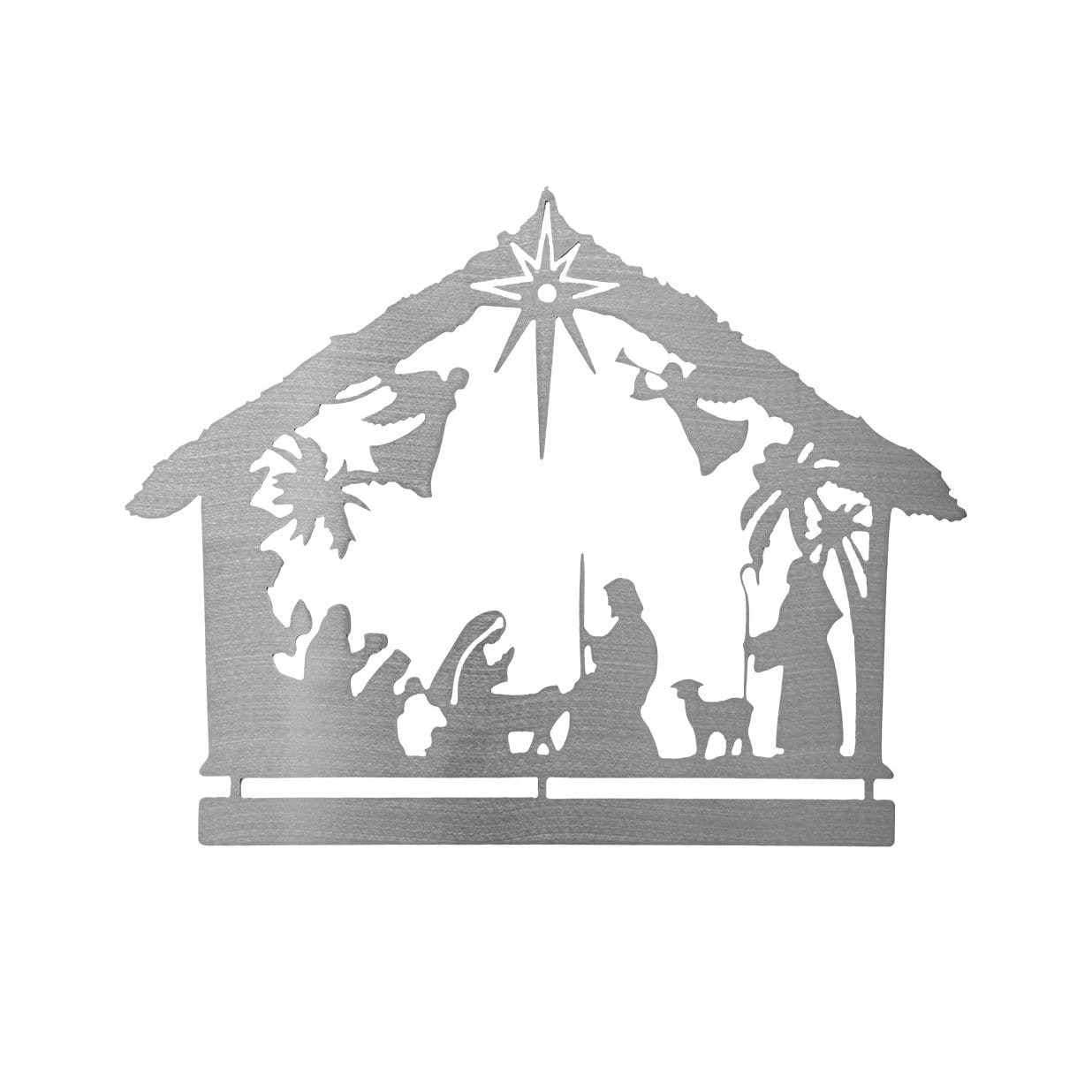 Angels Nativity Silhouette - Single Piece Nativity Scene Christmas Decor - Che Cose Belle
